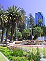 This is the CBD, looking back from the waterfront.  While I was taking this a photographer for the local government was photographing me.  I may achieve lasting fame in a Perth tourist brochure.